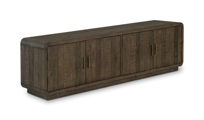 The Carpentry Shop Co. Monterey Media Cabinet Aged Brown Monterey Media Cabinet Aged Brown