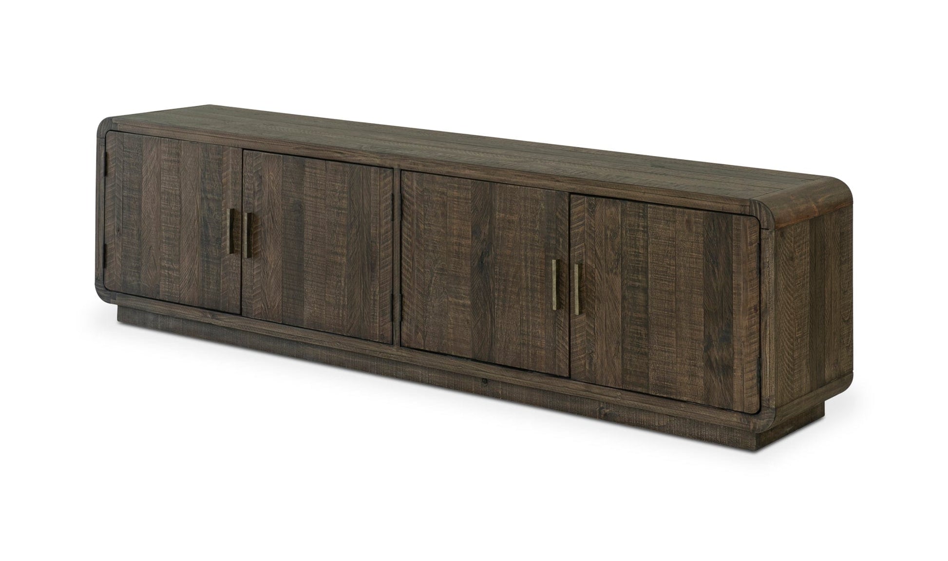 The Carpentry Shop Co. Monterey Media Cabinet Aged Brown Monterey Media Cabinet Aged Brown