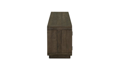 The Carpentry Shop Co. Monterey Media Cabinet Aged Brown Monterey Media Cabinet Aged Brown