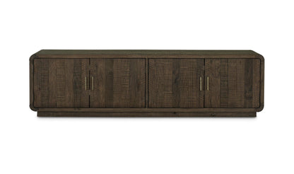 The Carpentry Shop Co. Monterey Media Cabinet Aged Brown Monterey Media Cabinet Aged Brown