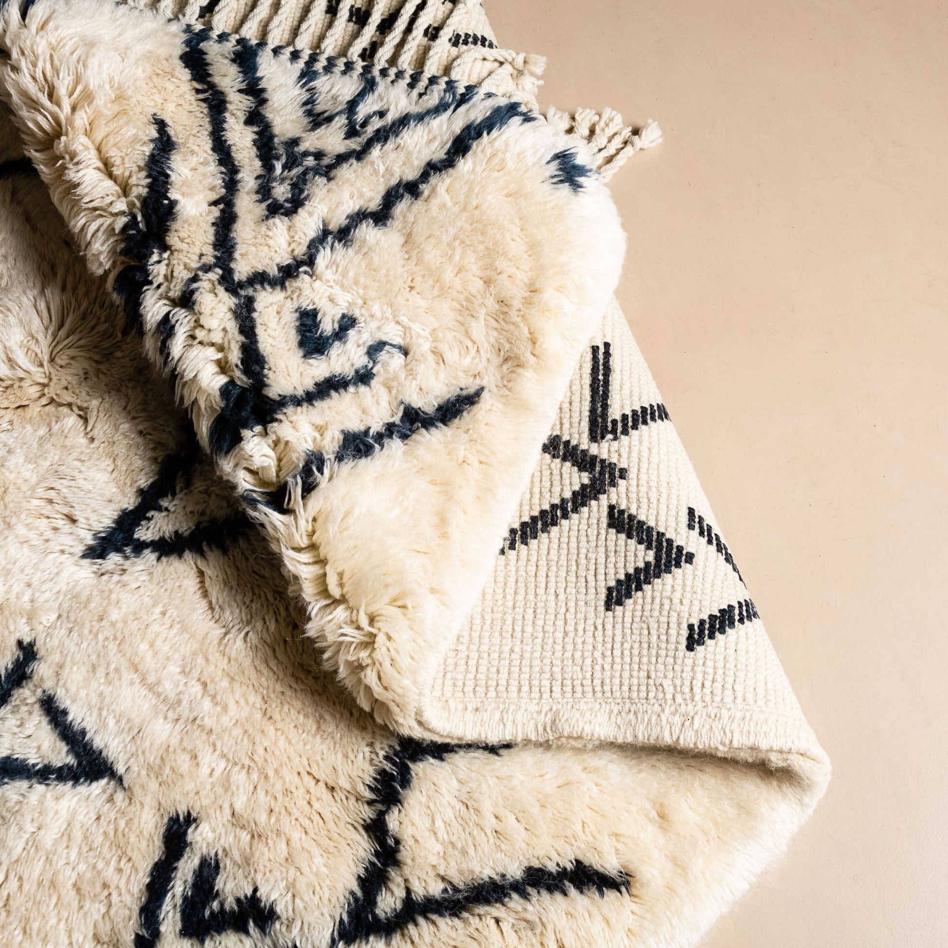 Benisouk mrirt rug Atlas Mountains - Luxury Shag Moroccan Rug Atlas Mountains - Luxury Shag Moroccan Rug