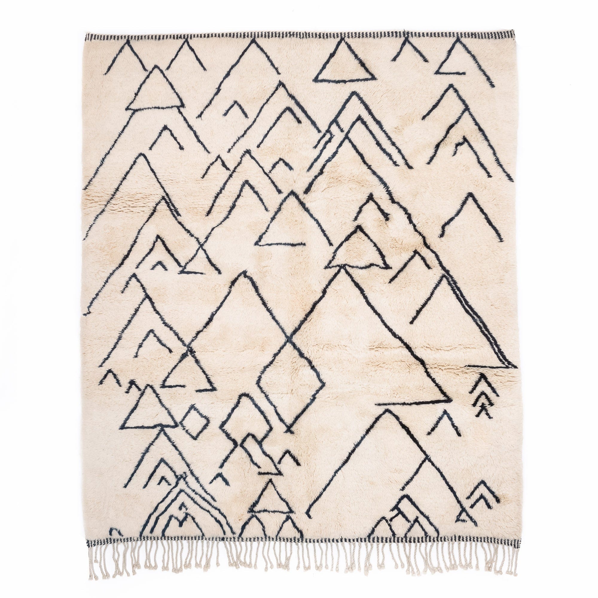 Atlas Mountains - Luxury Shag Moroccan Rug 6.7x9.6 ft / 205x293 cm