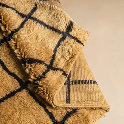Benisouk mrirt rug Borderline - Luxury Shag Moroccan Rug Borderline - Luxury Shag Moroccan Rug