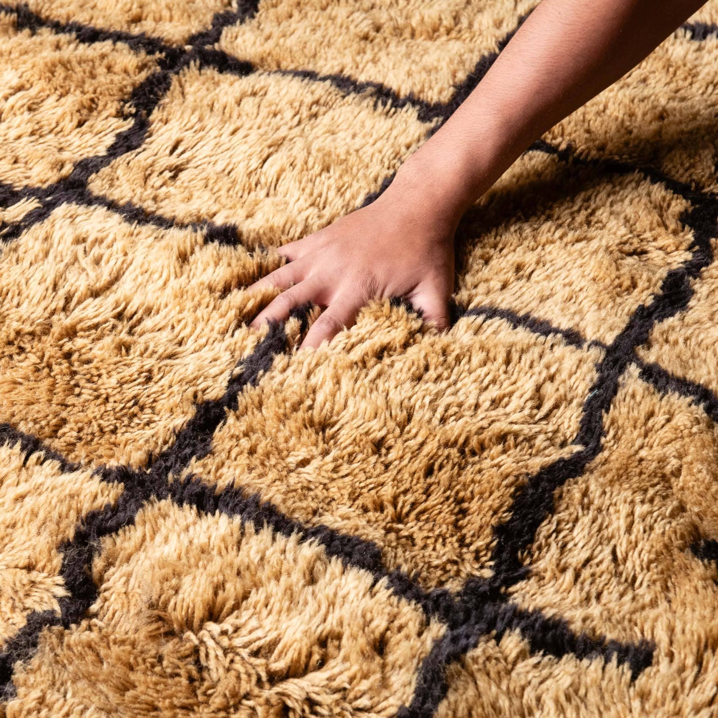 Benisouk mrirt rug Borderline - Luxury Shag Moroccan Rug Borderline - Luxury Shag Moroccan Rug