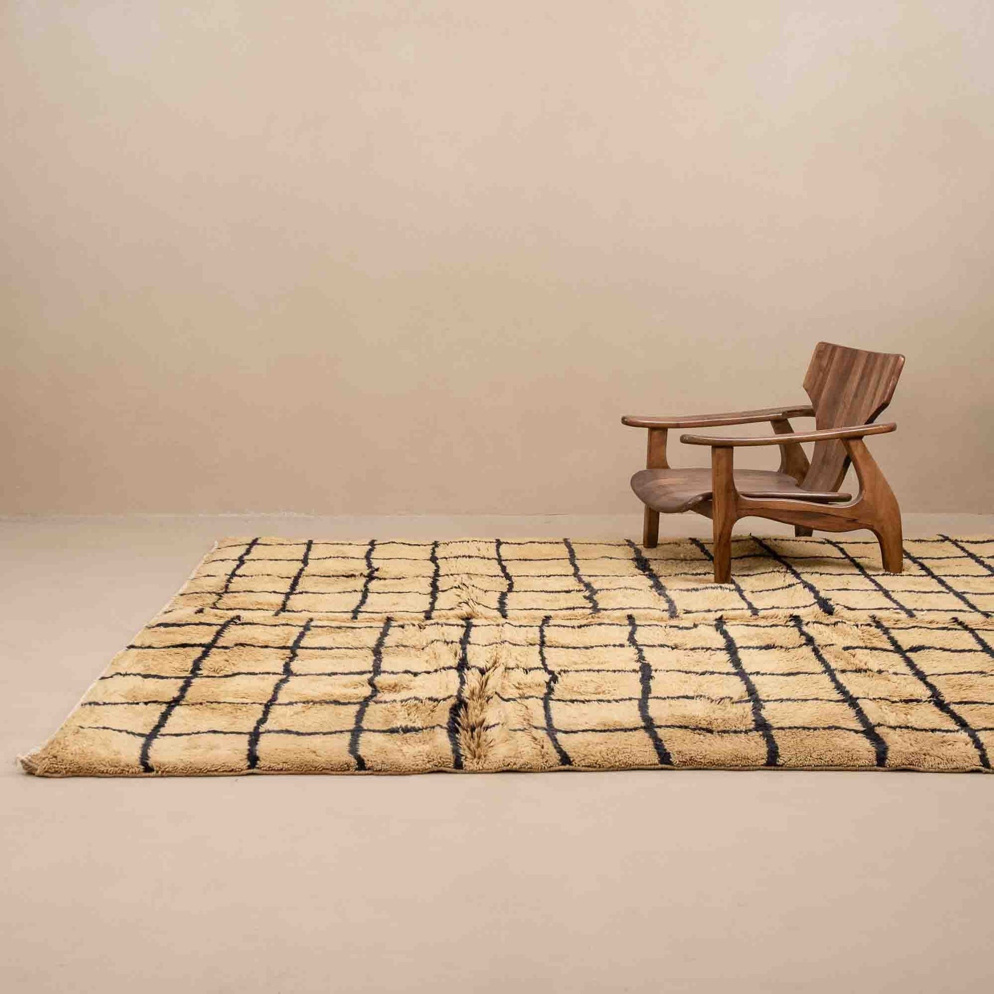 Benisouk mrirt rug Borderline - Luxury Shag Moroccan Rug Borderline - Luxury Shag Moroccan Rug