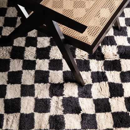Benisouk mrirt rug Chess - Luxury Shag Moroccan Rug Chess - Luxury Shag Moroccan Rug