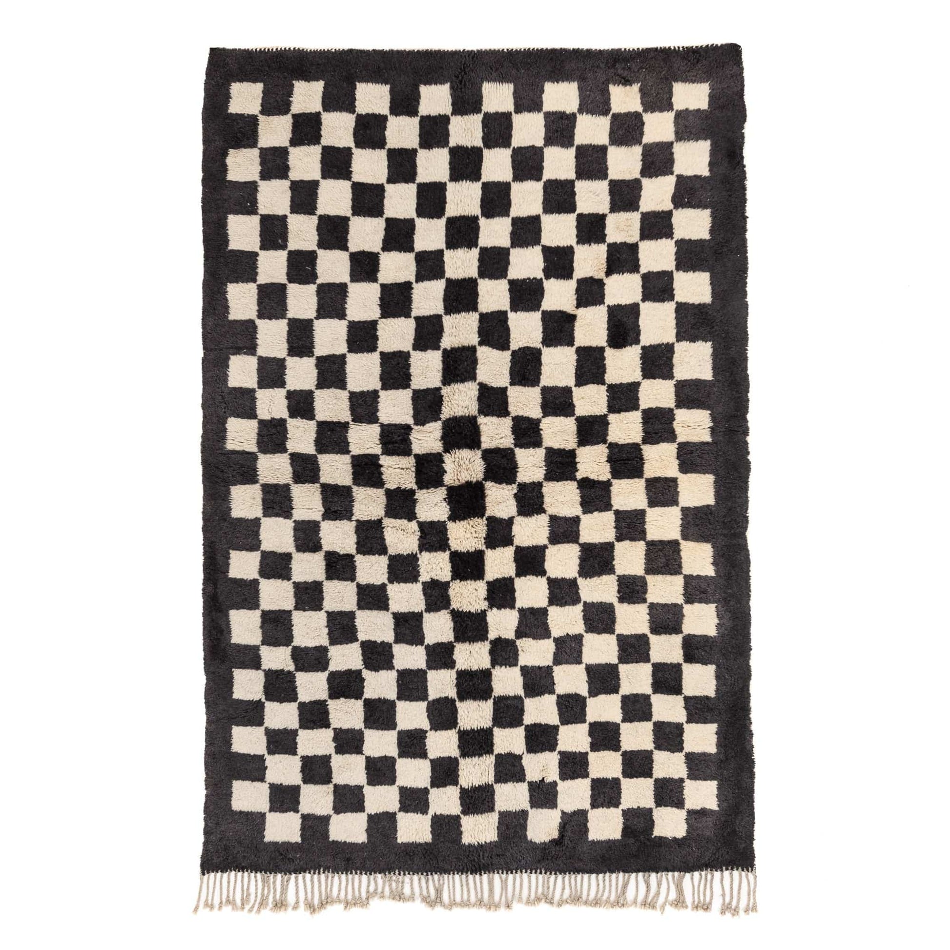Benisouk mrirt rug Chess - Luxury Shag Moroccan Rug Chess - Luxury Shag Moroccan Rug