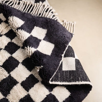 Benisouk mrirt rug Chess - Luxury Shag Moroccan Rug Chess - Luxury Shag Moroccan Rug