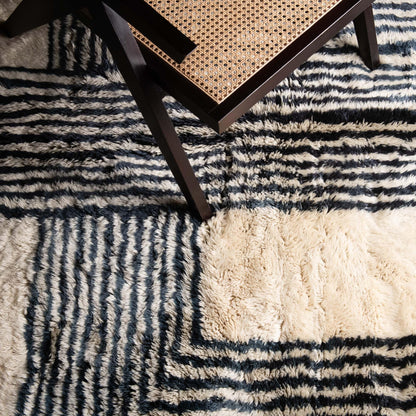 Benisouk mrirt rug Chords - Luxury Shag Moroccan Rug Chords - Luxury Shag Moroccan Rug