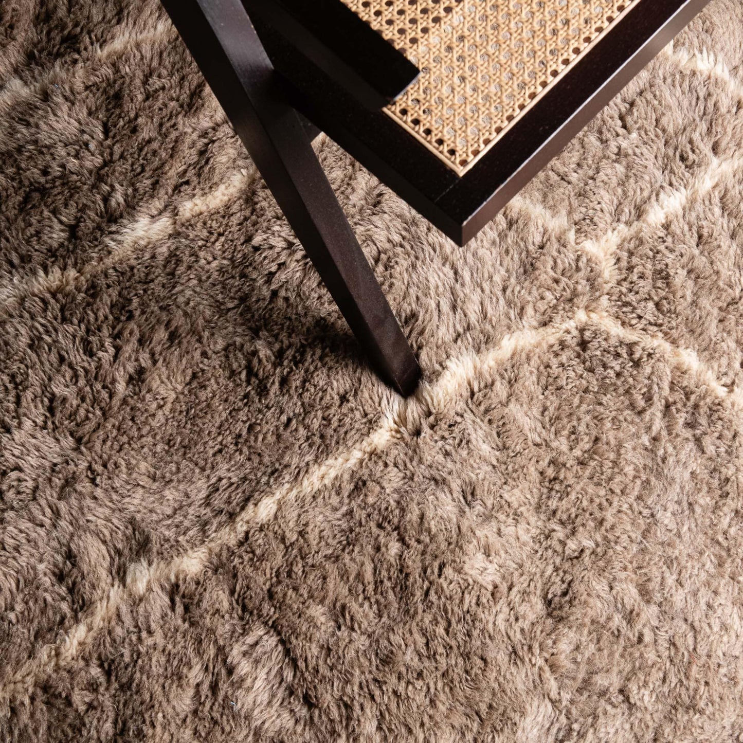Benisouk mrirt rug Earthy Pathways - Luxury Shag Moroccan Runner Rug Earthy Pathways - Luxury Shag Moroccan Runner Rug