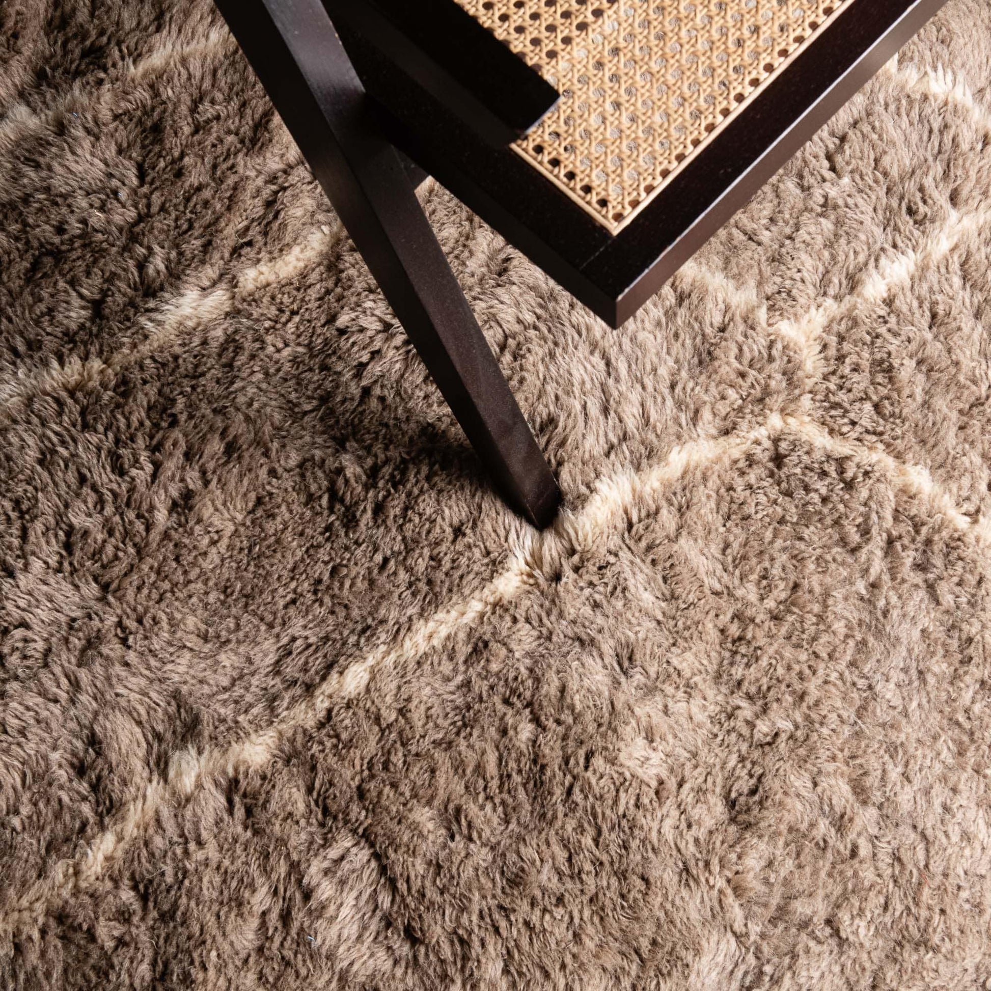 Benisouk mrirt rug Earthy Pathways - Luxury Shag Moroccan Runner Rug Earthy Pathways - Luxury Shag Moroccan Runner Rug