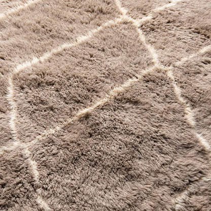 Benisouk mrirt rug Earthy Pathways - Luxury Shag Moroccan Runner Rug Earthy Pathways - Luxury Shag Moroccan Runner Rug