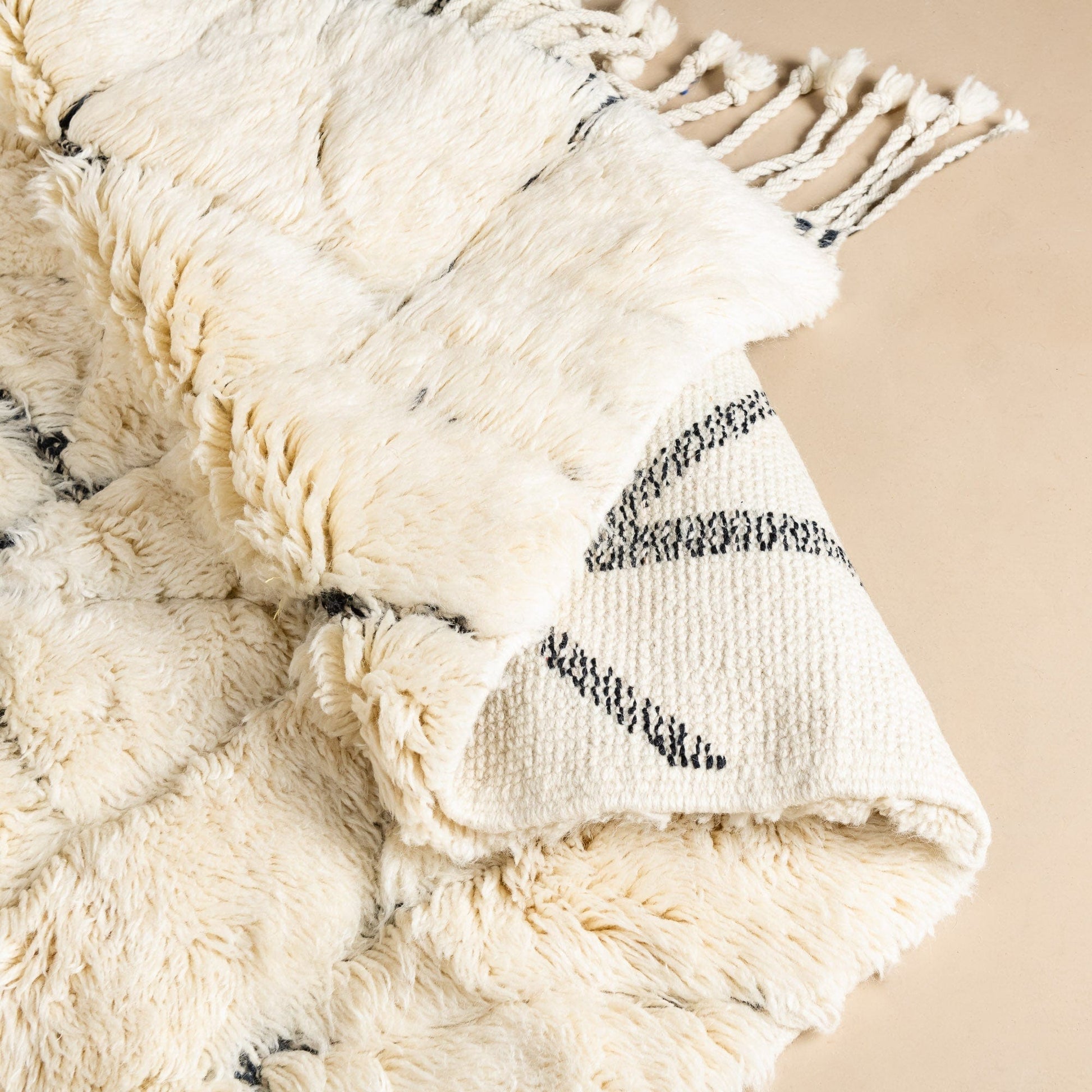 Benisouk mrirt rug Fragmented Memories - Luxury Shag Moroccan Rug Fragmented Memories - Luxury Shag Moroccan Rug