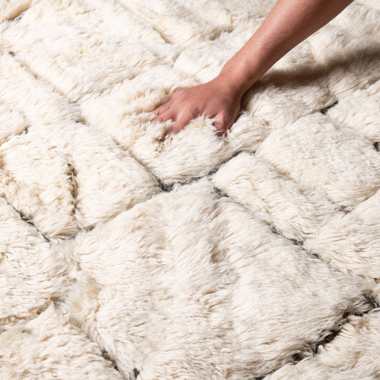 Benisouk mrirt rug Fragmented Memories - Luxury Shag Moroccan Rug Fragmented Memories - Luxury Shag Moroccan Rug