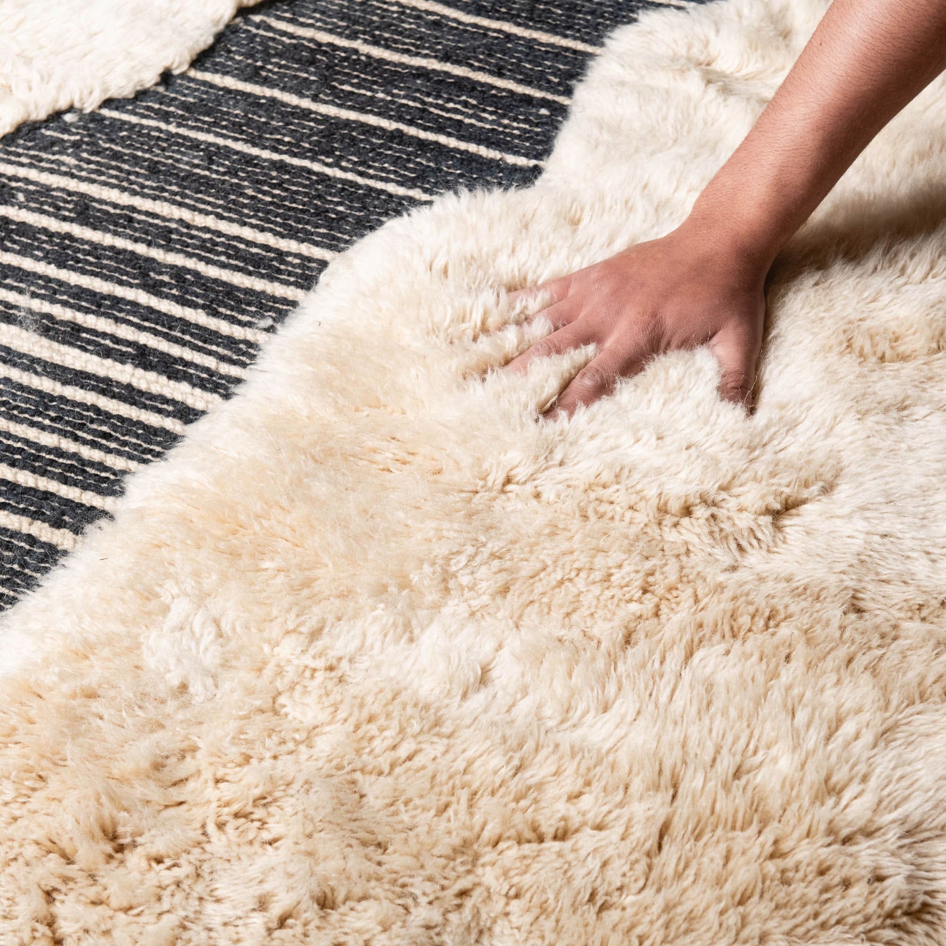 Benisouk mrirt rug Glitch - Luxury Shag Moroccan Rug Glitch - Luxury Shag Moroccan Rug