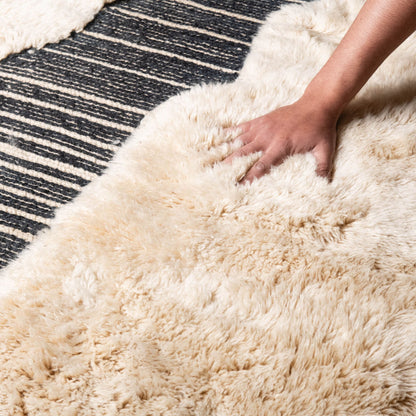 Benisouk mrirt rug Glitch - Luxury Shag Moroccan Rug Glitch - Luxury Shag Moroccan Rug