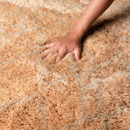 Benisouk mrirt rug Golden Hush - Luxury Shag Moroccan Rug Golden Hush - Luxury Shag Moroccan Rug