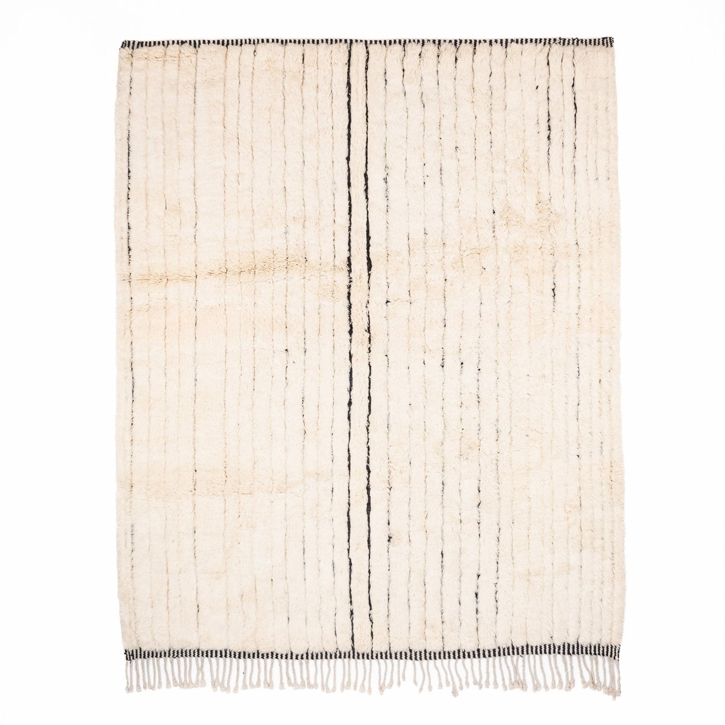 Benisouk mrirt rug Melodic Monochrome - Luxury Shag Moroccan Rug Melodic Monochrome - Luxury Shag Moroccan Rug