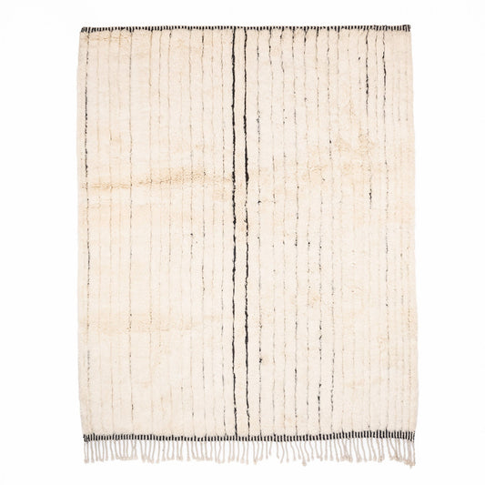 Benisouk mrirt rug Melodic Monochrome - Luxury Shag Moroccan Rug Melodic Monochrome - Luxury Shag Moroccan Rug