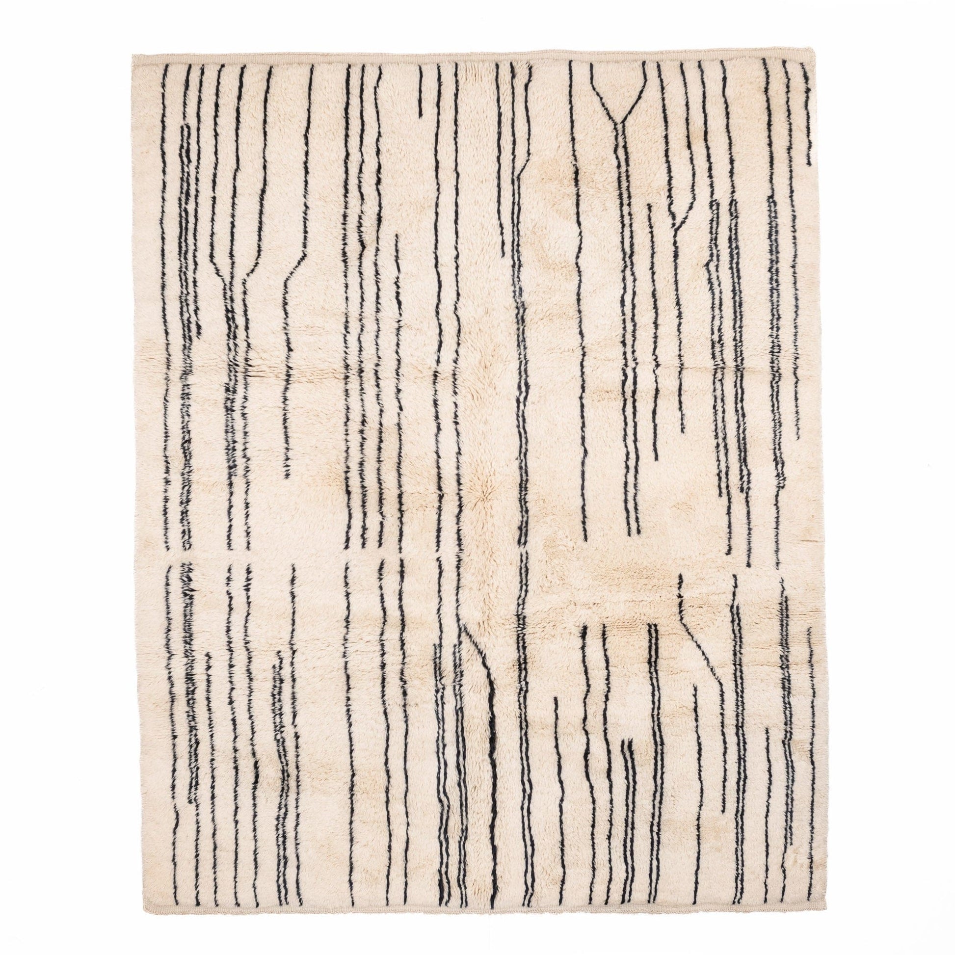Benisouk mrirt rug Metro Lines - Luxury Shag Moroccan Rug Metro Lines - Luxury Shag Moroccan Rug