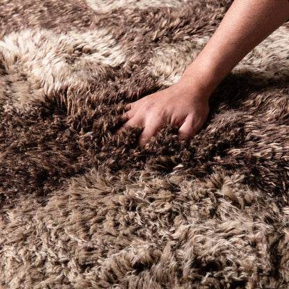 Benisouk mrirt rug Mocha Melody - Luxury Shag Moroccan Rug Mocha Melody - Luxury Shag Moroccan Rug