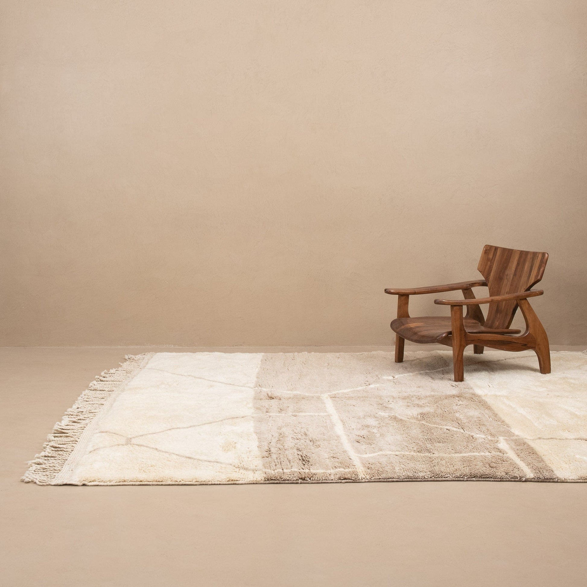 Benisouk mrirt rug Pale Elegance - Luxury Shag Moroccan Rug Pale Elegance - Luxury Shag Moroccan Rug