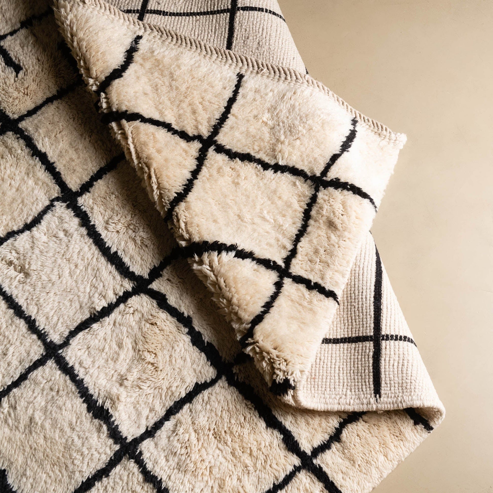 Benisouk mrirt rug Rahim - Luxury Shag Moroccan Rug Rahim - Luxury Shag Moroccan Rug