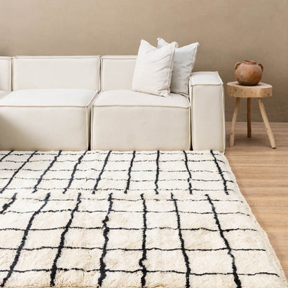 Benisouk mrirt rug Rahim - Luxury Shag Moroccan Rug Rahim - Luxury Shag Moroccan Rug