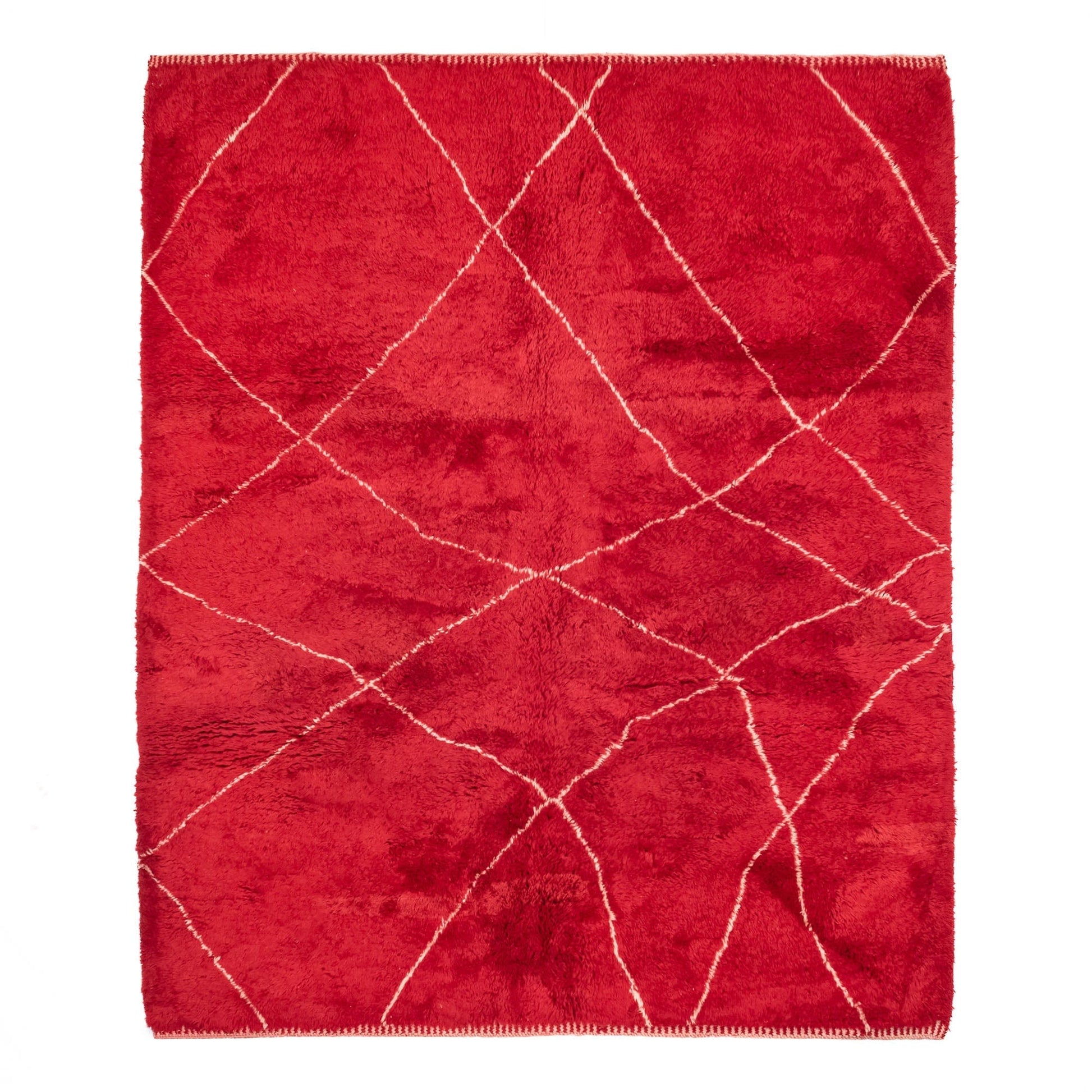 Benisouk mrirt rug Ruby Rhapsody - Luxury Shag Moroccan Rug Ruby Rhapsody - Luxury Shag Moroccan Rug