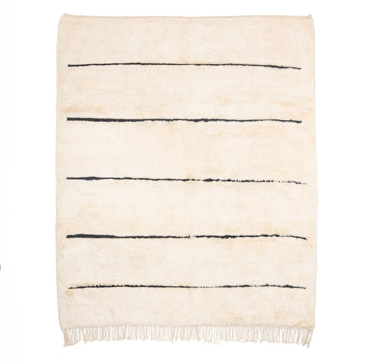 Benisouk mrirt rug Symetrical Lines - Luxury Shag Moroccan Rug Symetrical Lines - Luxury Shag Moroccan Rug