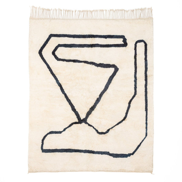 Treasure Map - Luxury Shag Moroccan Rug | The Carpentry Shop Co.