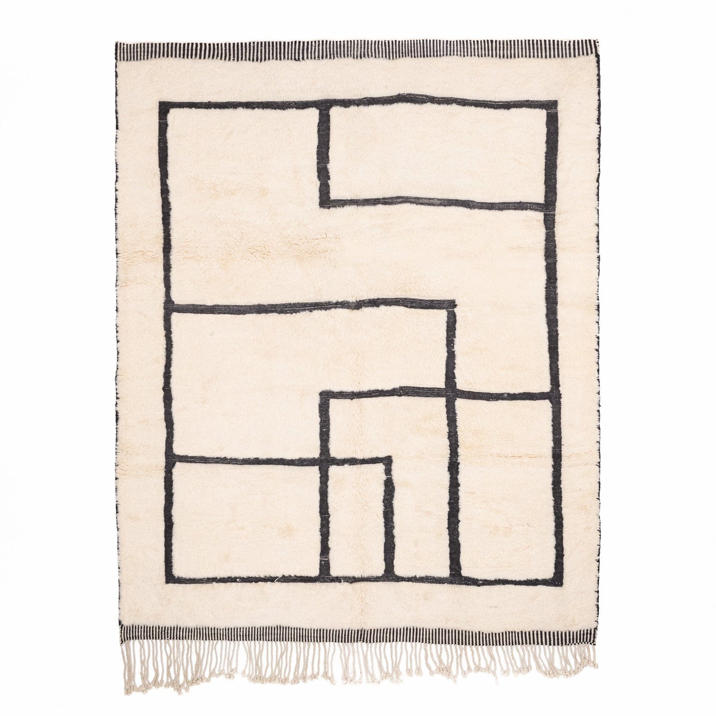 Benisouk mrirt rug Unbalanced Ratio - Luxury Shag Moroccan Rug Unbalanced Ratio - Luxury Shag Moroccan Rug