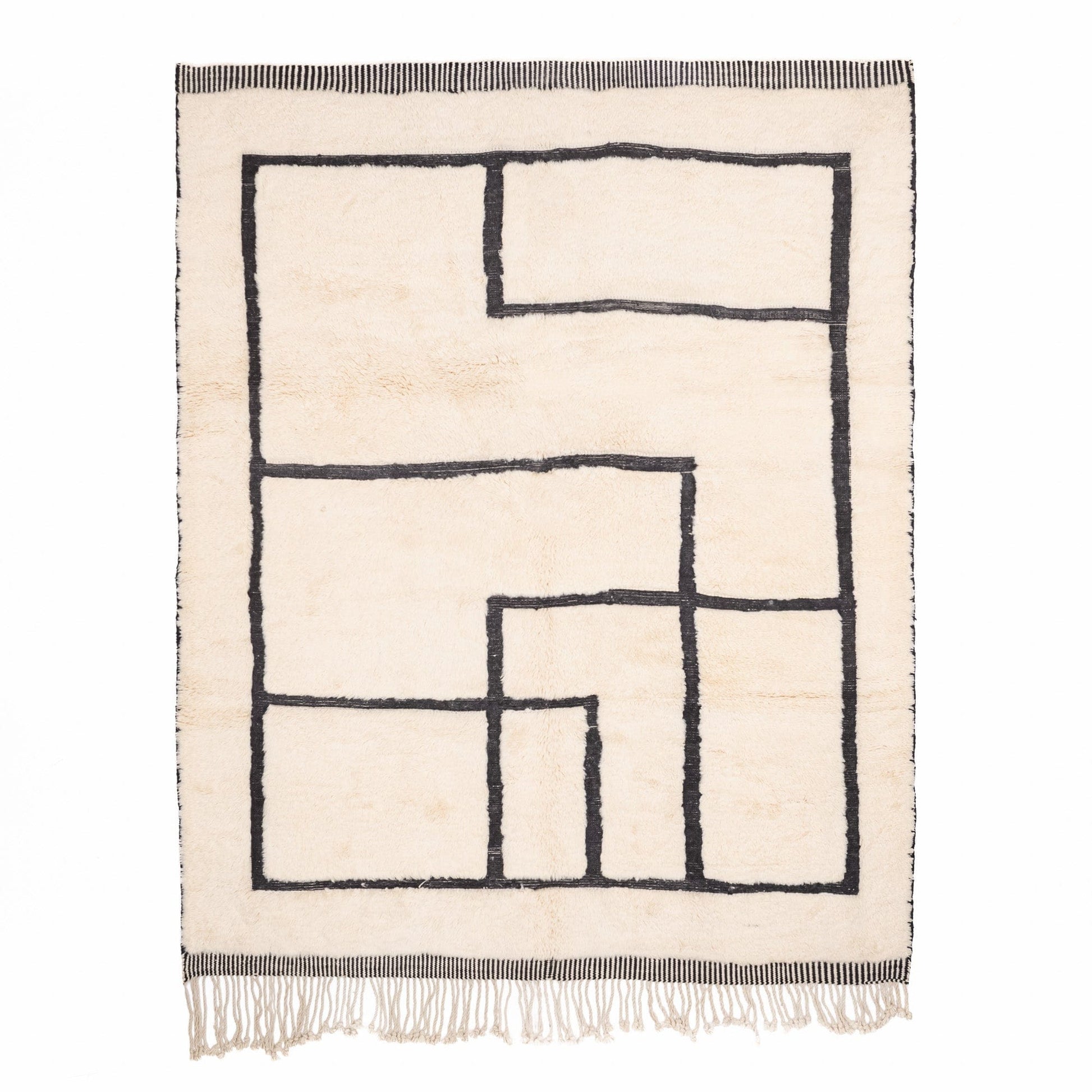 Benisouk mrirt rug Unbalanced Ratio - Luxury Shag Moroccan Rug Unbalanced Ratio - Luxury Shag Moroccan Rug
