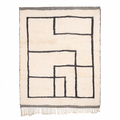 Benisouk mrirt rug Unbalanced Ratio - Luxury Shag Moroccan Rug Unbalanced Ratio - Luxury Shag Moroccan Rug