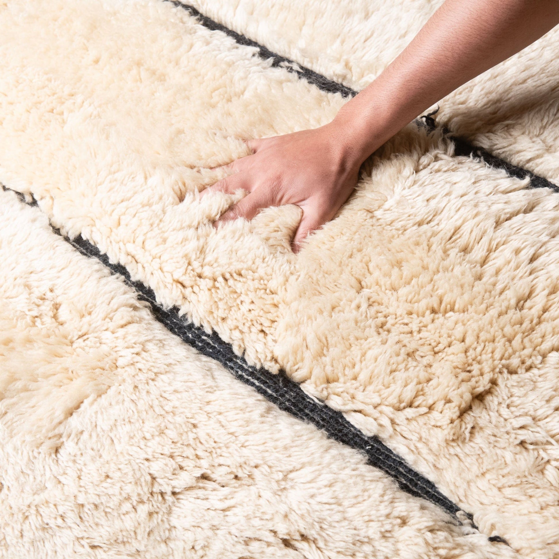 Benisouk mrirt rug Whispered Echoes - Luxury Shag Moroccan Rug Whispered Echoes - Luxury Shag Moroccan Rug
