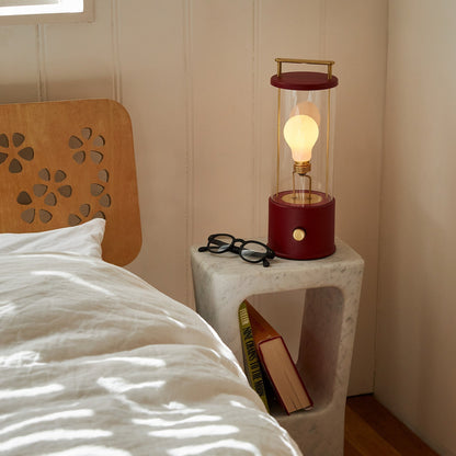 The Muse 1.0 Portable Lamp in Pomona Red.