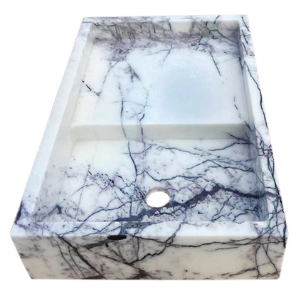 New York Marble Wall-mount Bathroom Sink Polished (W)16" (L)24" (H)5".