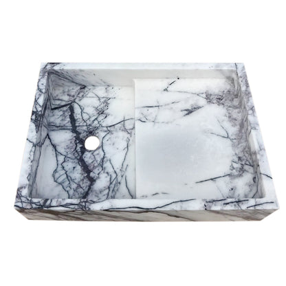 New York Marble Wall-mount Bathroom Sink Polished (W)16" (L)24" (H)5".