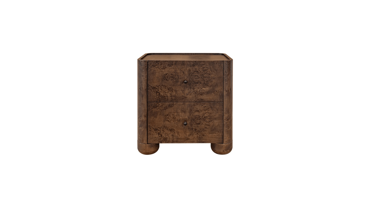 Moe's Home Collection Nightstands Gibson Nightstand Dark Brown Gibson Nightstand Dark Brown