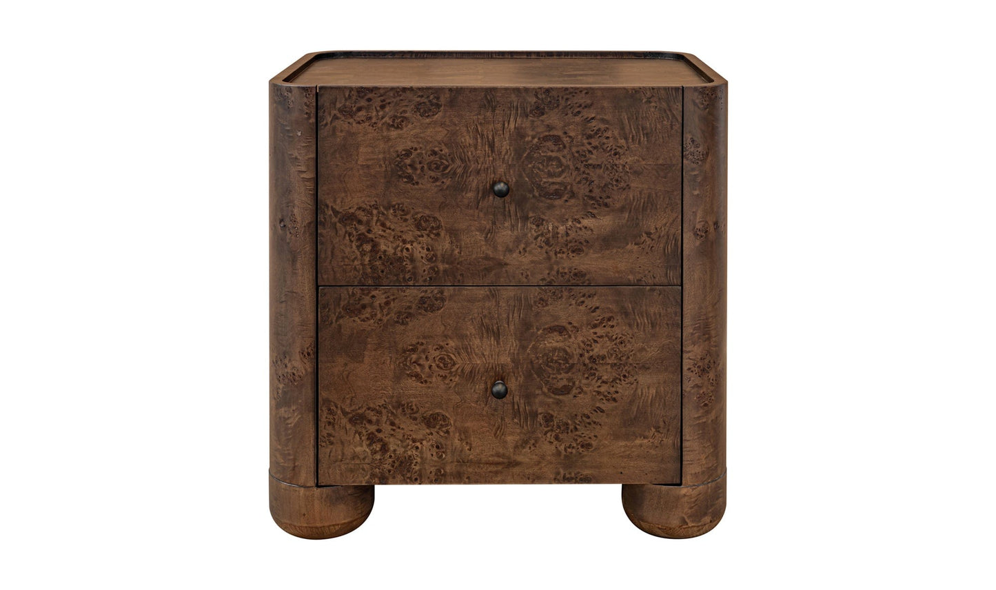 Moe's Home Collection Nightstands Gibson Nightstand Dark Brown Gibson Nightstand Dark Brown