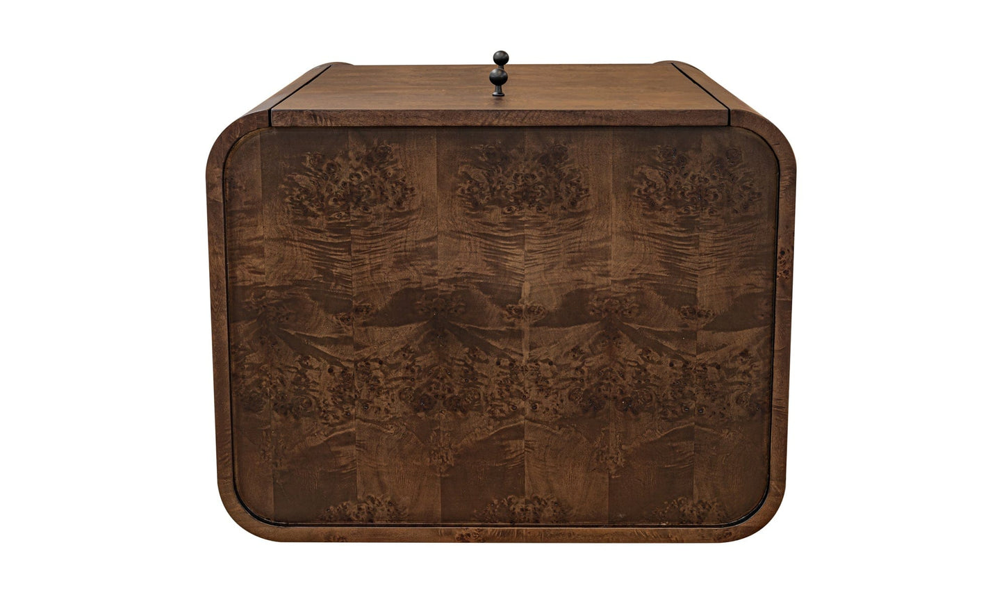 Moe's Home Collection Nightstands Gibson Nightstand Dark Brown Gibson Nightstand Dark Brown