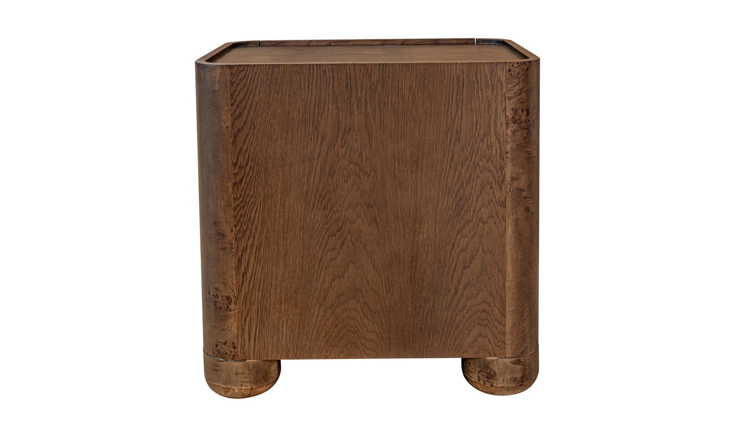 Moe's Home Collection Nightstands Gibson Nightstand Dark Brown Gibson Nightstand Dark Brown
