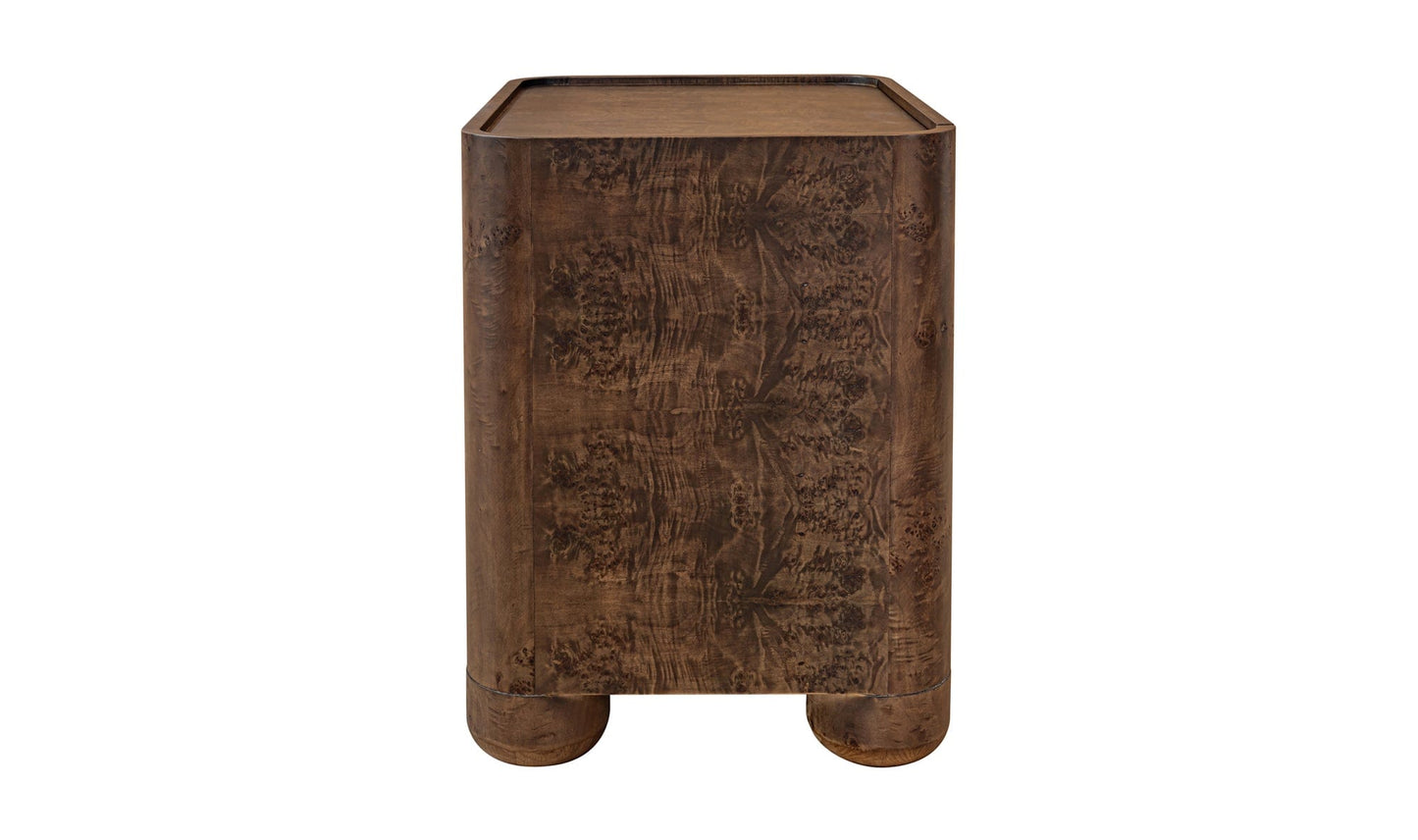 Moe's Home Collection Nightstands Gibson Nightstand Dark Brown Gibson Nightstand Dark Brown