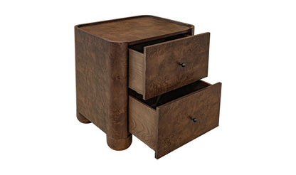 Moe's Home Collection Nightstands Gibson Nightstand Dark Brown Gibson Nightstand Dark Brown