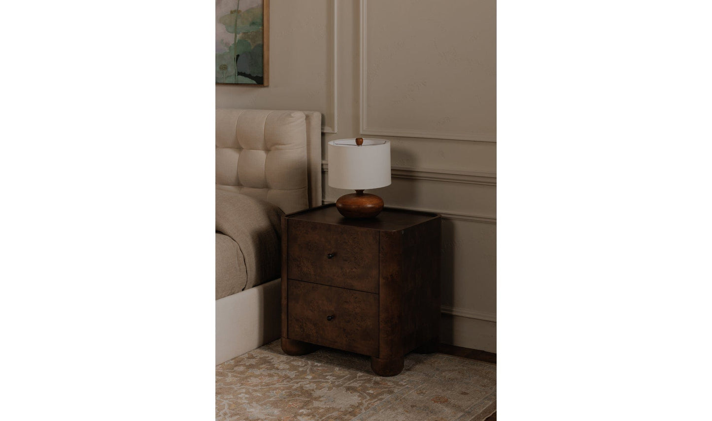 Moe's Home Collection Nightstands Gibson Nightstand Dark Brown Gibson Nightstand Dark Brown