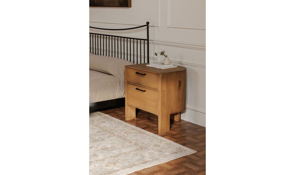 Moe's Home Collection Nightstands Lachlan Nightstand Brown Lachlan Nightstand Brown