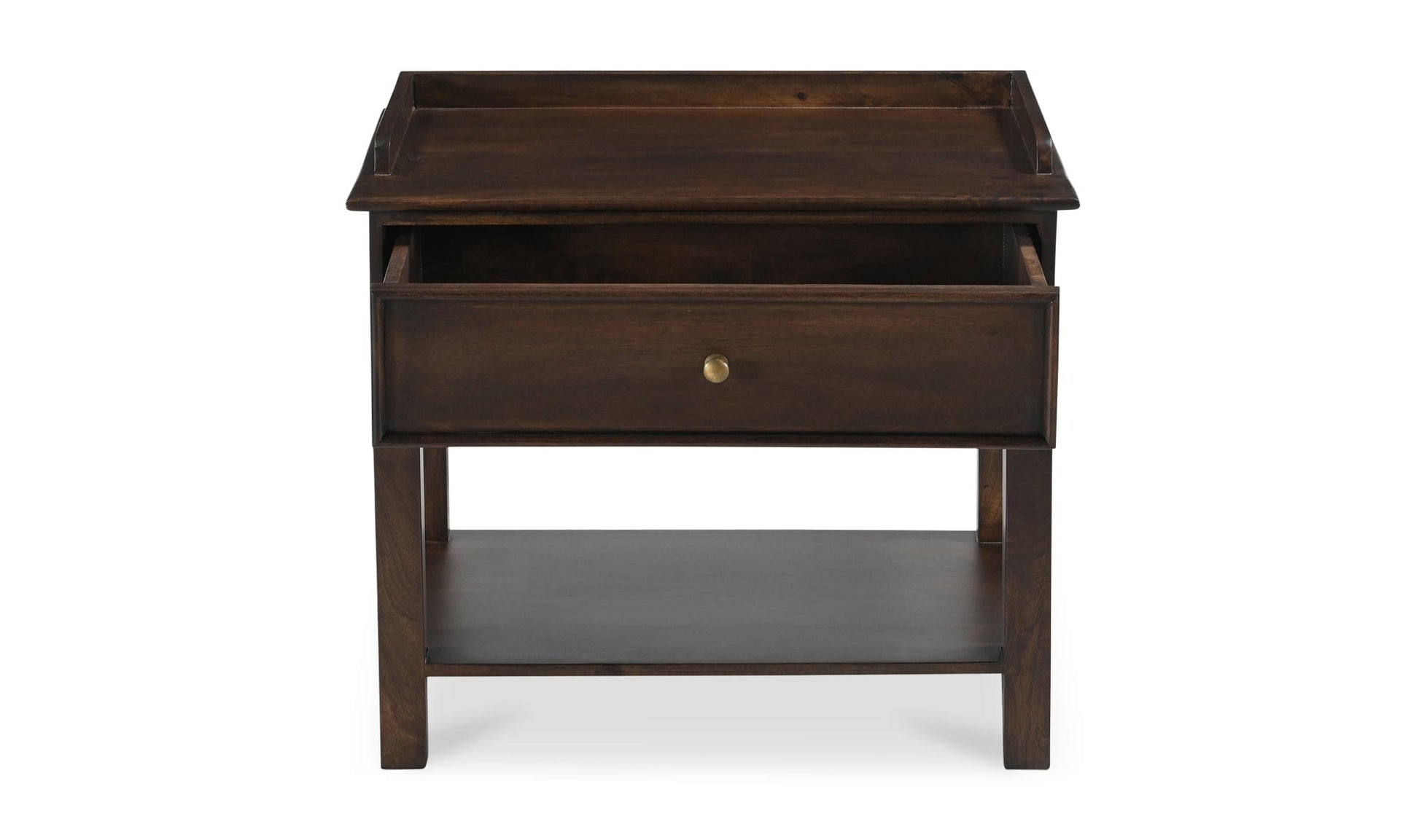 Moe's Home Collection Nightstands Maeve Nightstand Dark Brown Maeve Nightstand Dark Brown