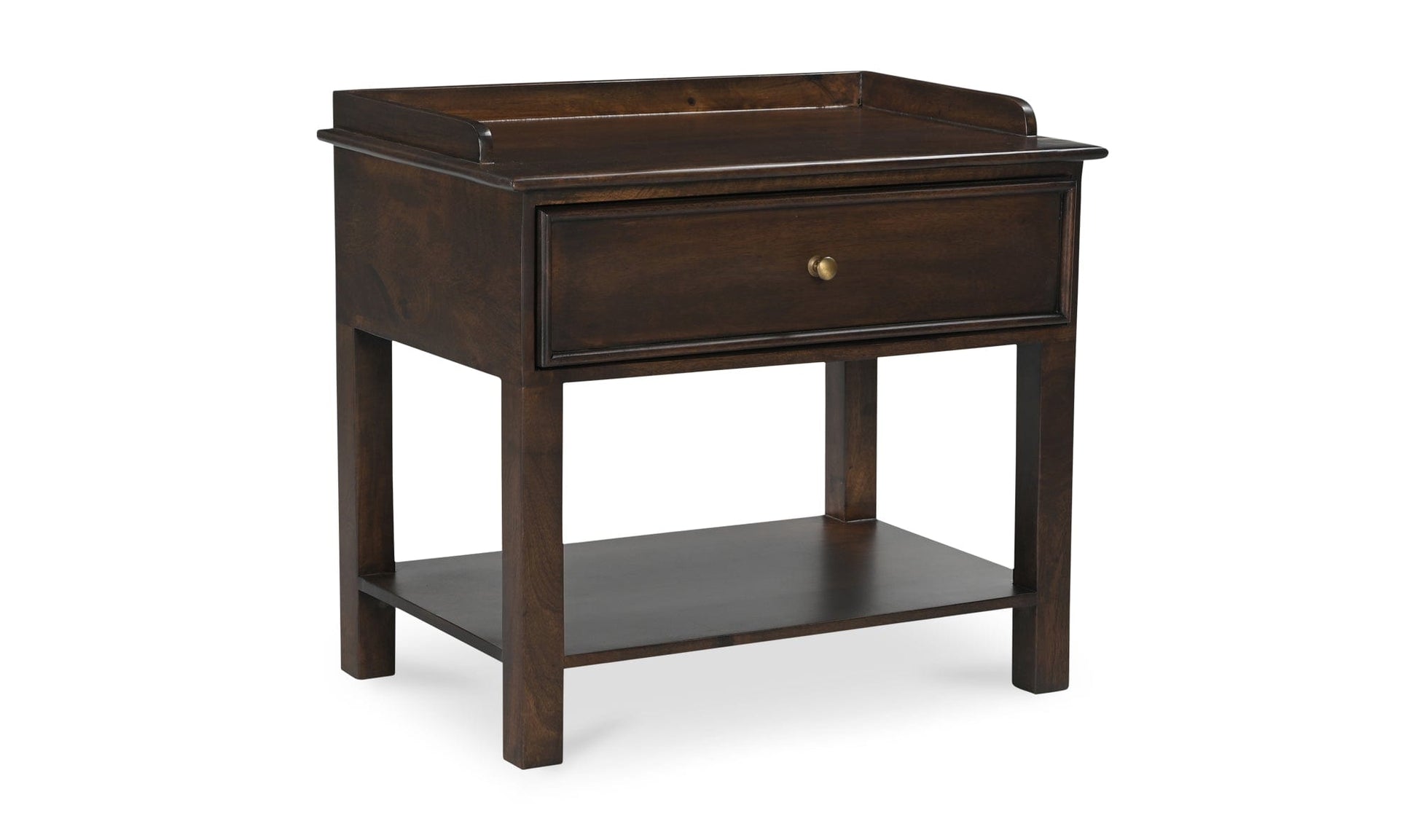 Moe's Home Collection Nightstands Maeve Nightstand Dark Brown Maeve Nightstand Dark Brown
