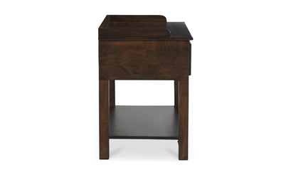 Moe's Home Collection Nightstands Maeve Nightstand Dark Brown Maeve Nightstand Dark Brown