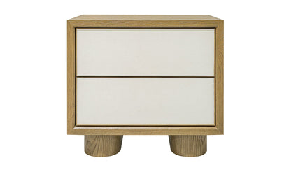 Moe's Home Collection Nightstands Marcelle Nightstand White Marcelle Nightstand White